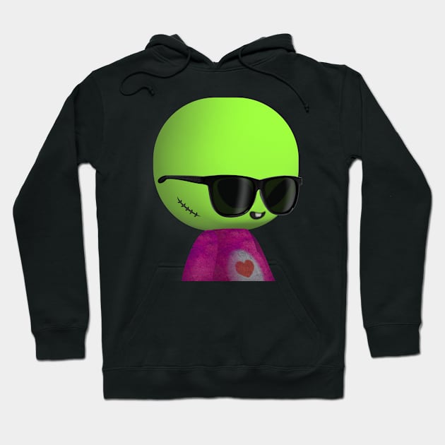 Alien Boy #7072 Hoodie by SG_NFTees